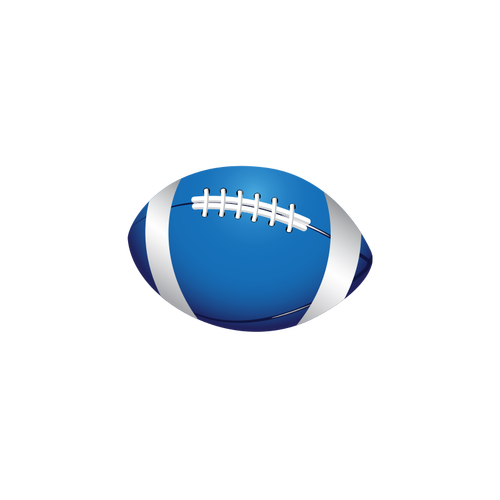 Rugby Ball-Vektor-Bild