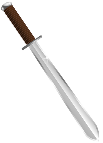 Metalowy miecz