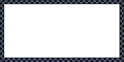 Grafika wektorowa granicy prostokątny czarny i niebieski