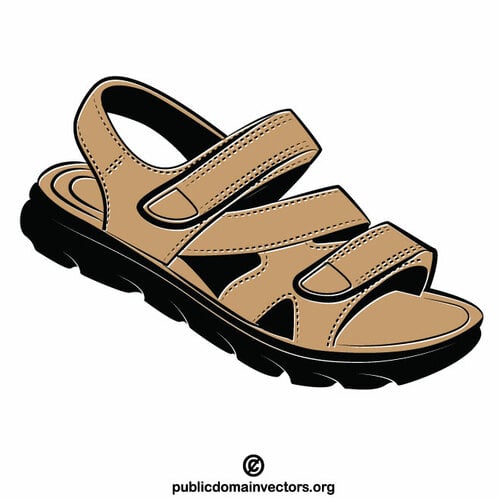 Zapato de sandalia clip art