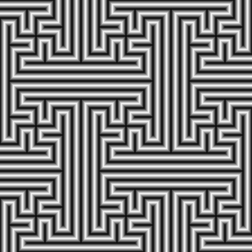 Dekorative kinesiske labyrint