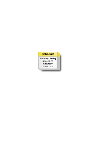 Vektor menggambar link perangkat lunak jadwal putih dan kuning