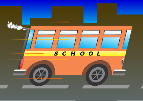 Skolbuss vektorbild