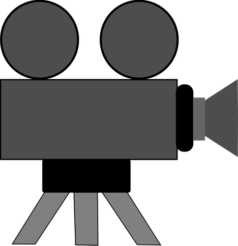 Movie camera webicon vector image