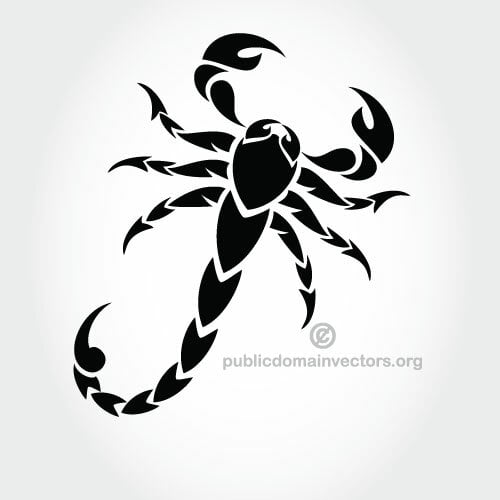 Grafika wektorowa Scorpion