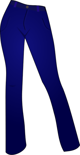 Синие джинсы векторное изображение