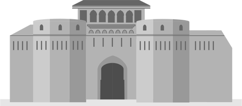 Shaniwarwada fort vector imágenes prediseñadas