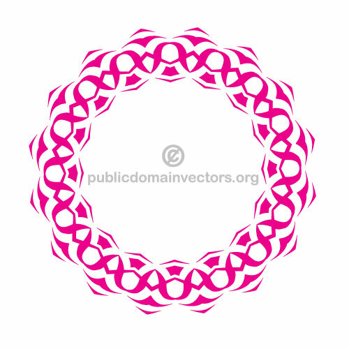 Decorative circular shape vector