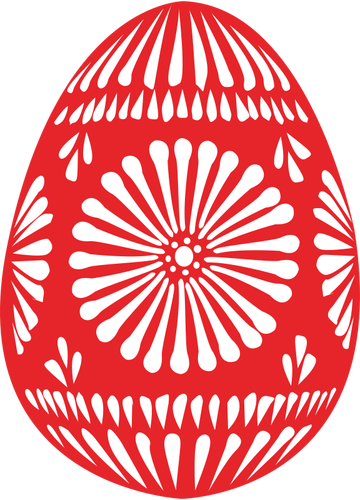 Vetor desenho de ovo de Páscoa