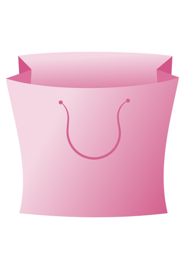 Icono de bolsa rosa
