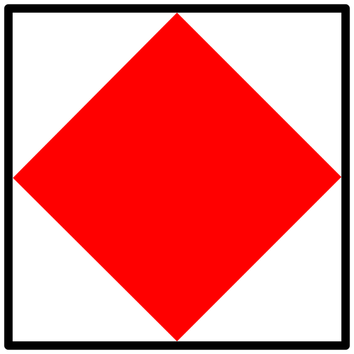Signalflagge foxtrot