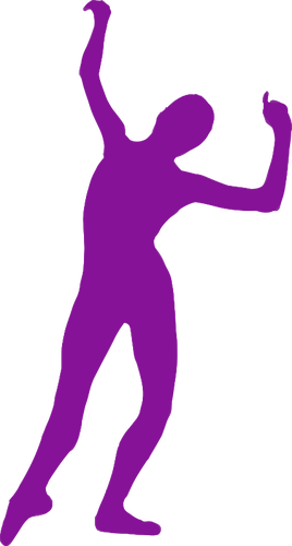 Tanz-Bewegung-silhouette