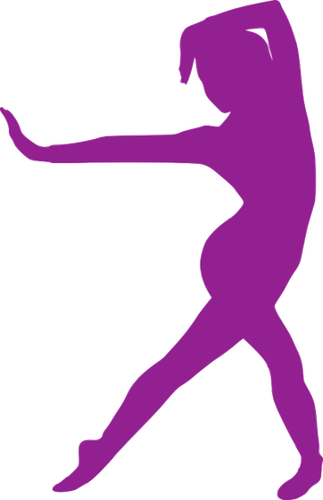 Ícone de exercício roxo