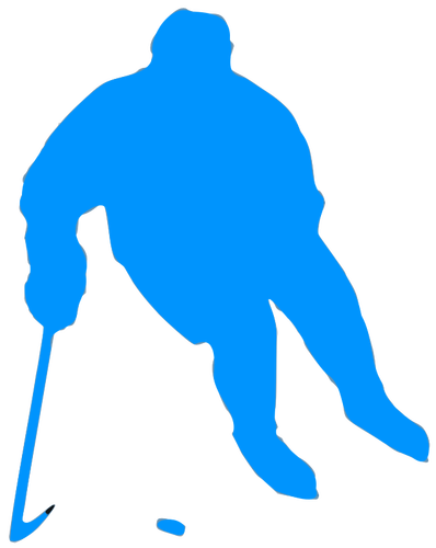 Eishockey-silhouette