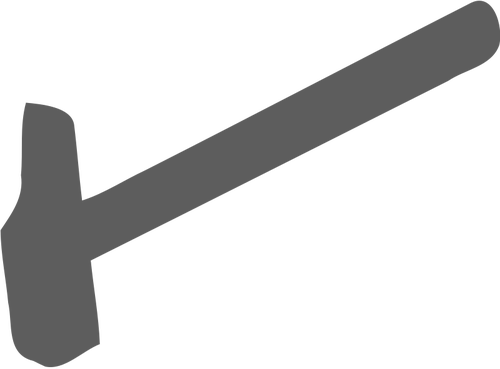 Gray hammer silhouette