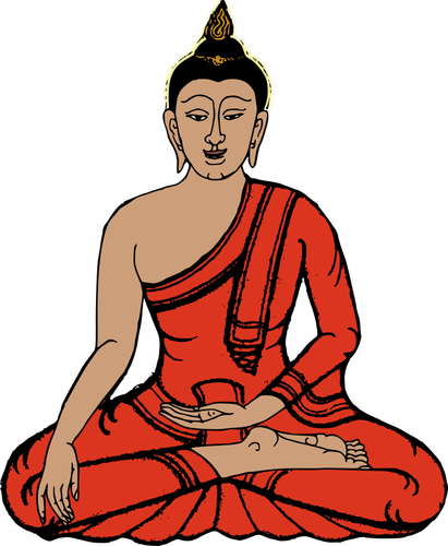 Sittande Buddha