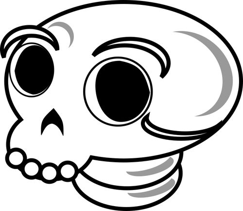 Abstract skull image