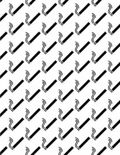 Smoking symbol seamless pattern