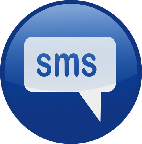 Icône de vecteur SMS