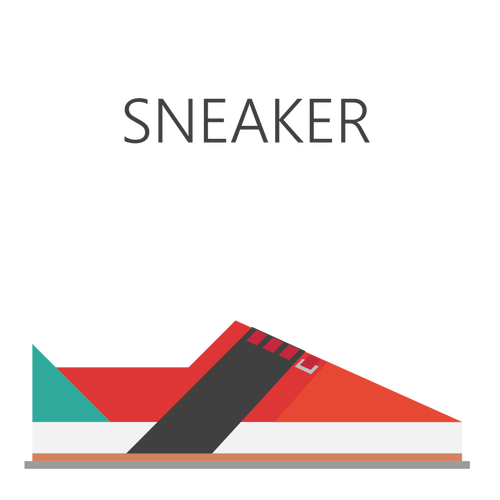 Sport-Schuh-Vektor-ClipArt-Grafik
