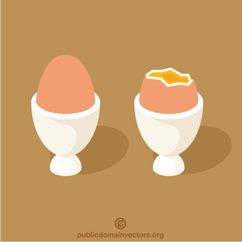Huevos cocidos suaves