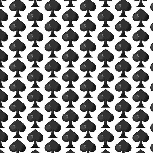 Spades seamless pattern 2