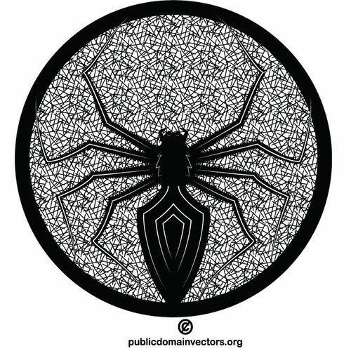 Arte do grampo do inseto da aranha