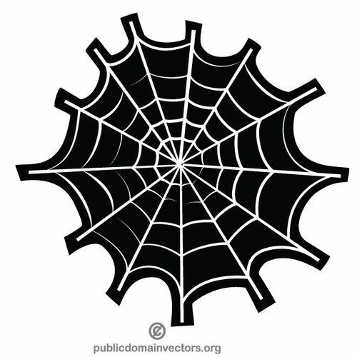Arte de clip de web Spider