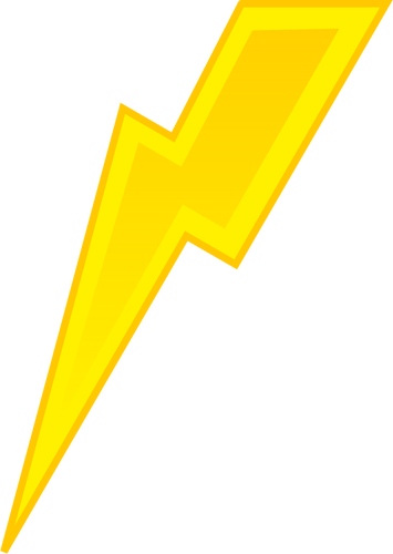 Ilustración del vector de señal de iluminación amarilla