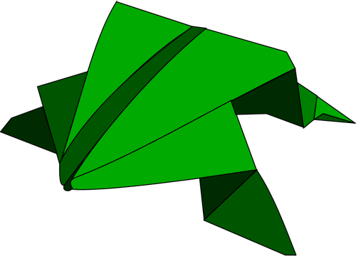 Żaba origami
