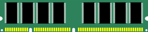 Casuale immagine vettoriale accesso computer memoria RAM