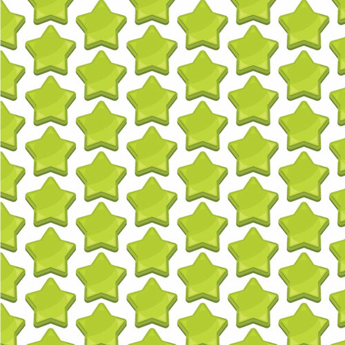 Disse grønne stjernene sømløs mønster