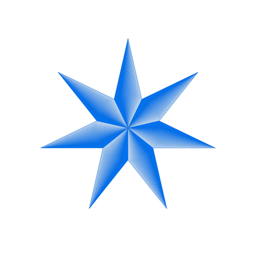 Imagem da estrela azul