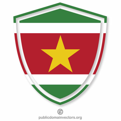 De vlagkam van Suriname