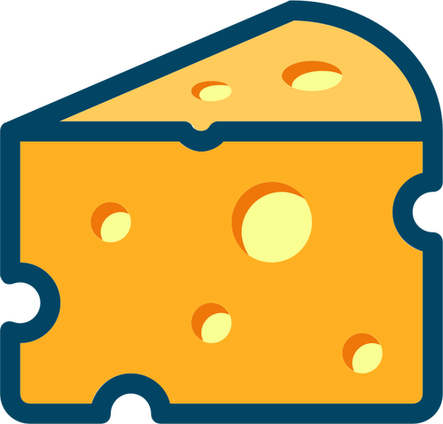 瑞士奶酪矢量图像