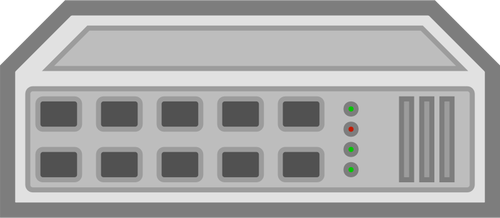 Netwerk switch hub vector afbeelding