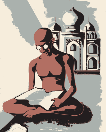 Symbols of India vector illustration