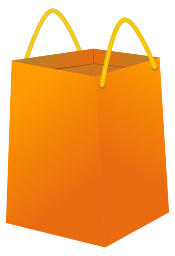 सदिश एक शॉपिंग बैग का चित्रण