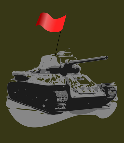 Tank T-34 1931 vektor image