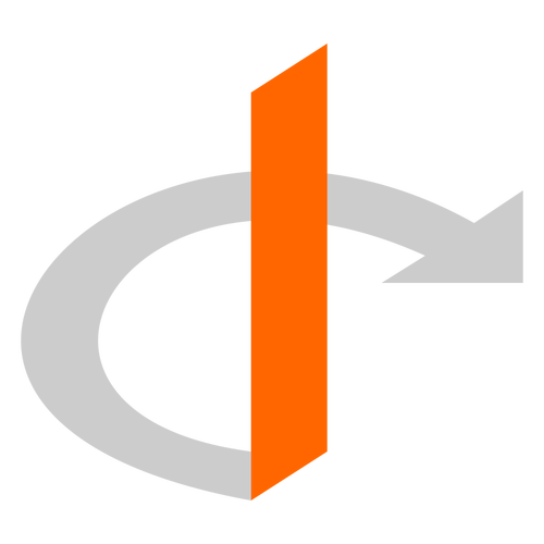 Ilustración ID logo vector