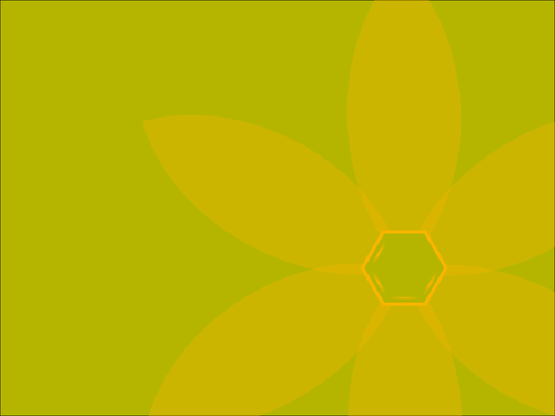 緑の六角形のベクトルの背景