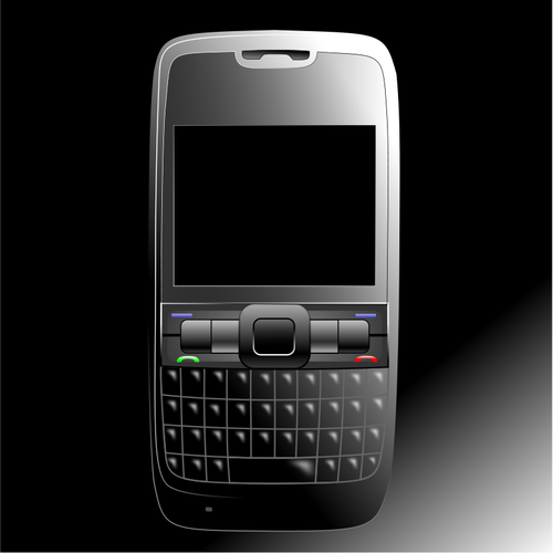 BlackBerry mobiltelefon vektorbild
