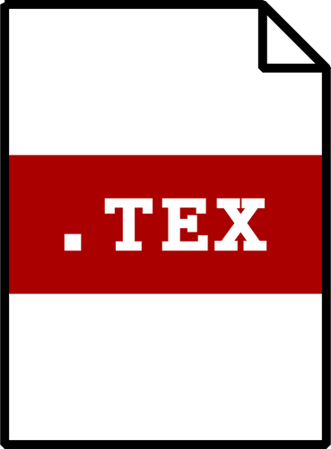 Tex dosya türü bilgisayar simge vektör grafikleri