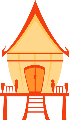 Thailändska traditionella hus