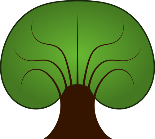 Disegno vettoriale di albero