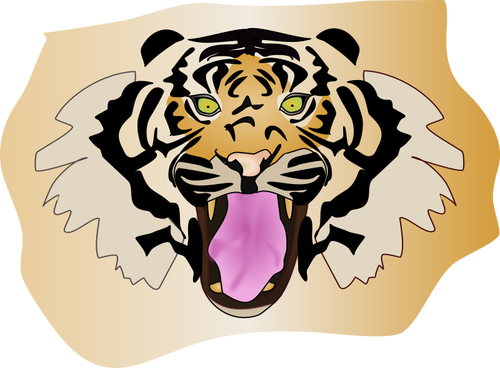 Tiger, Zeichnung