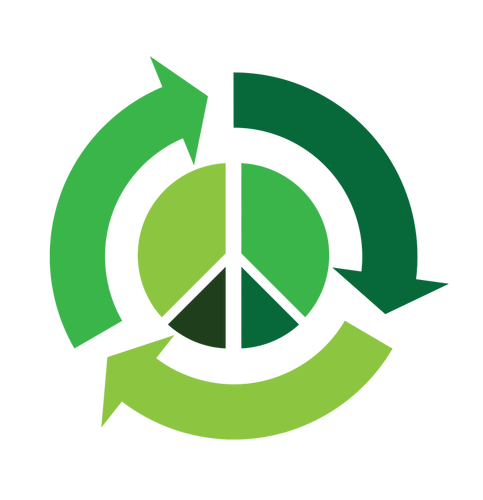 Icono de vector de Paz Eco