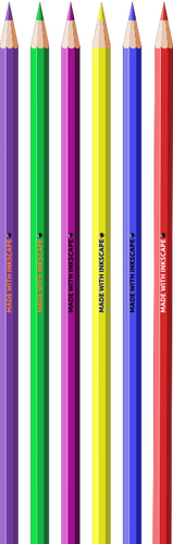 Farklı renkli kalemler