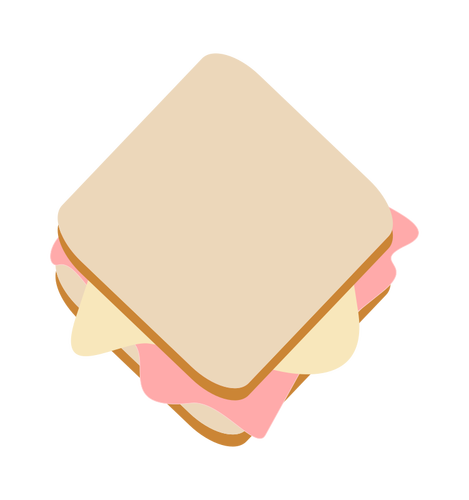 Toast de jambon et fromage