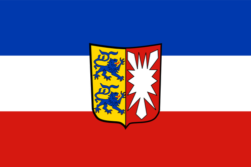 슐레스비히-홀슈타인 벡터 드로잉의 국기의 국기